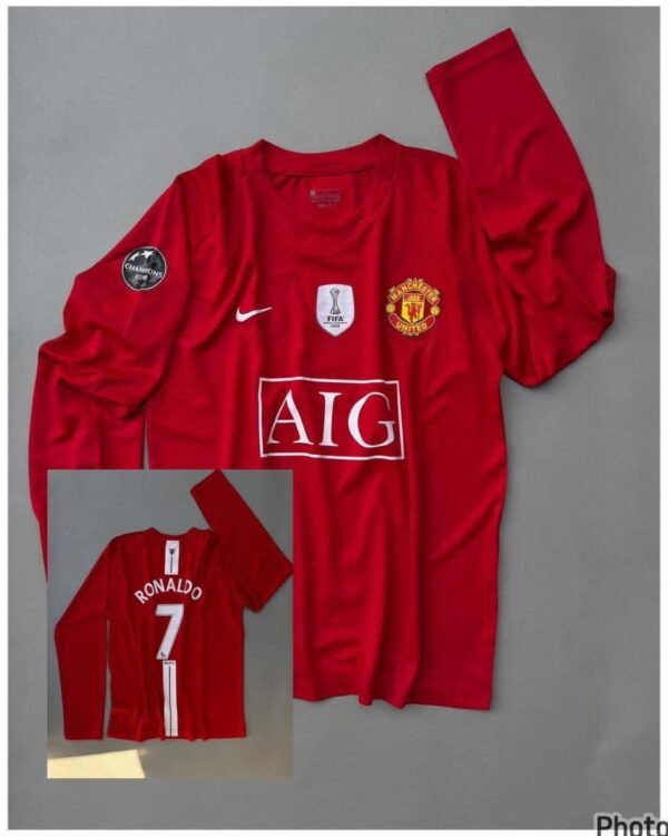 C.Ronaldo Man United 08/09 Club World Cup Home Jersey